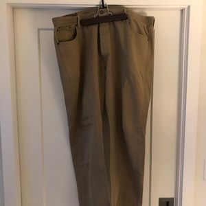 Levi's Mens Straight Fit Tan Jeans - Size 42x30